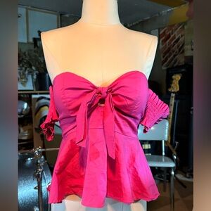 Socialite Fuchsia Blouse